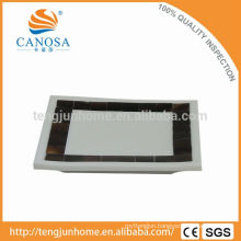 Latest design pen shell ceramic soap dish in Guangzhou